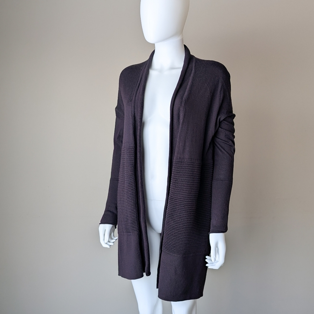 Lululemon Sit In Lotus Wrap II Open Cardigan - Purple